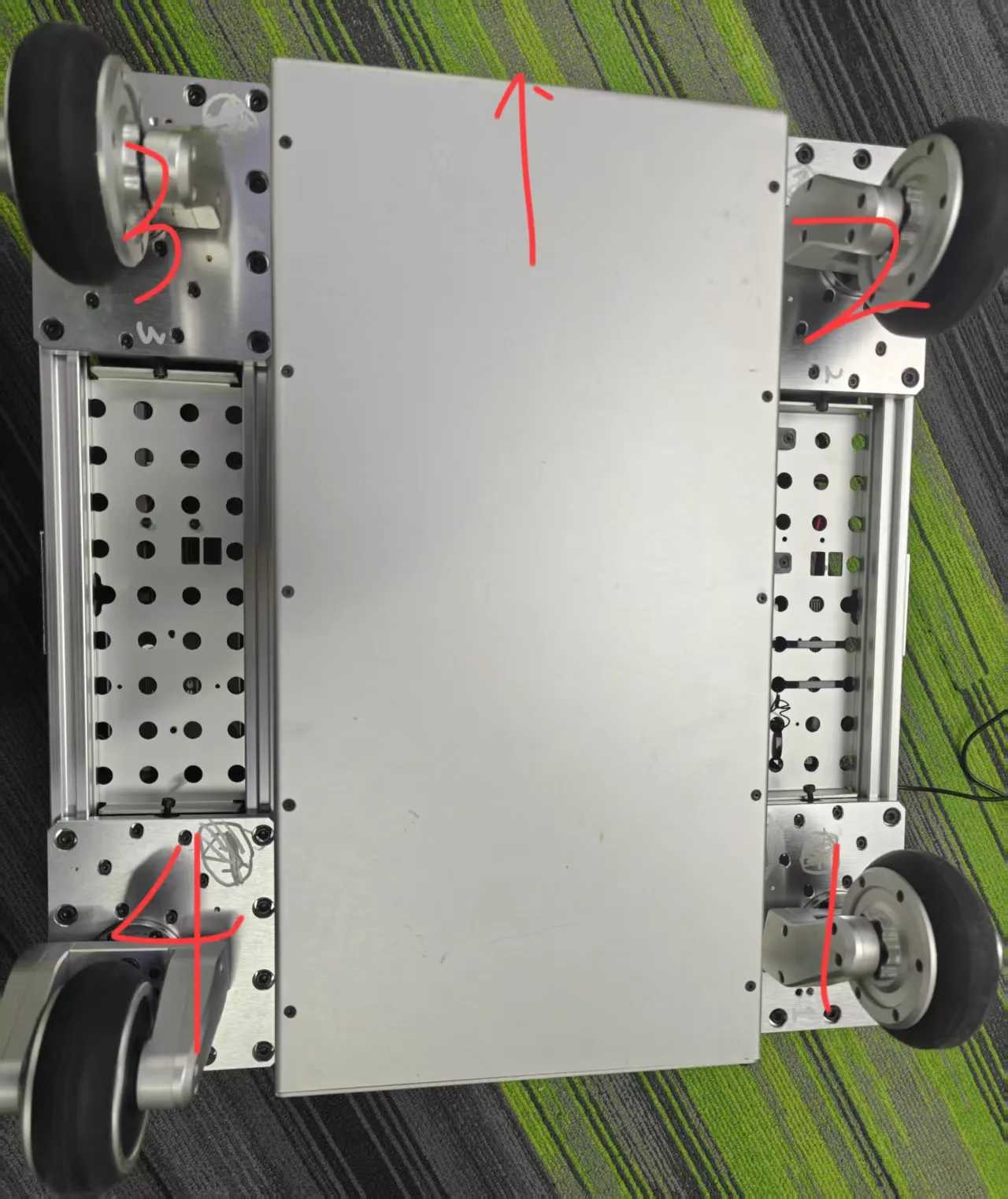 Motor numbering diagram