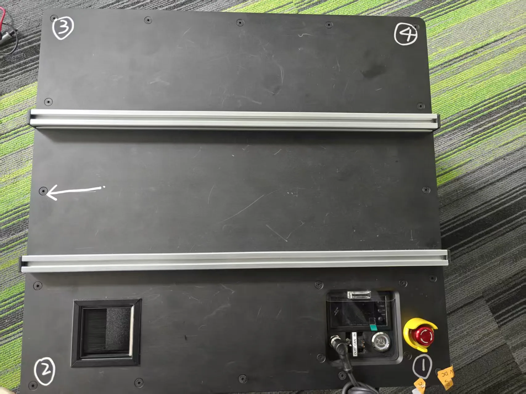 Base front/head orientation reference